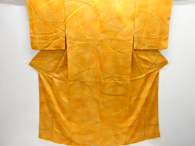 線描き模様小紋着物